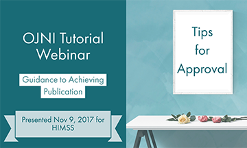 Online Journal of Nursing Informatics (OJNI) Tutorial: Guidance to Achieving Publication